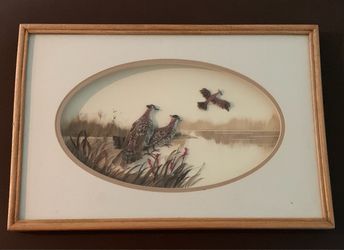 Framed Pheasant Bird Art