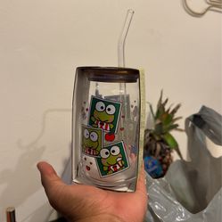 Keroppi Glass Cup 