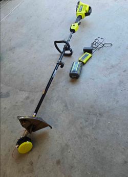Ryobi 40v Brushless Whisper Series 17" cordless attachment capable string trimmer