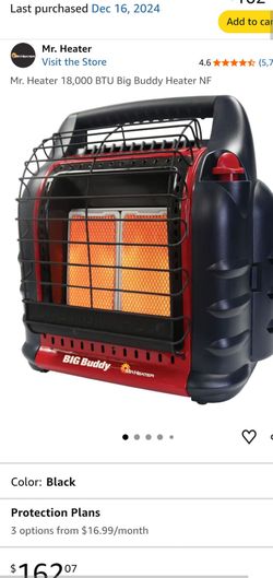 18000 btu Mr heater