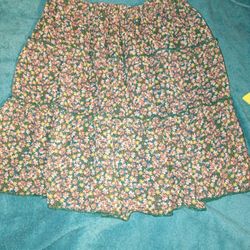Xs Arizona Flowered Skirt 