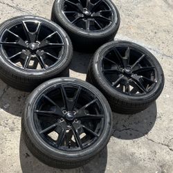 S550 Mustang Black Accent Wheels $700 OBO