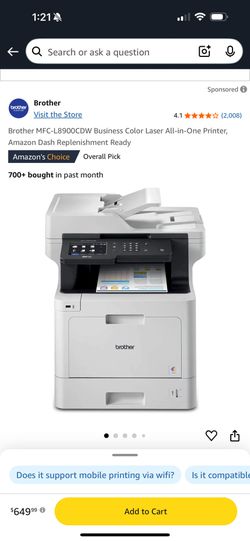 Brother MFC-8900cdw Printer