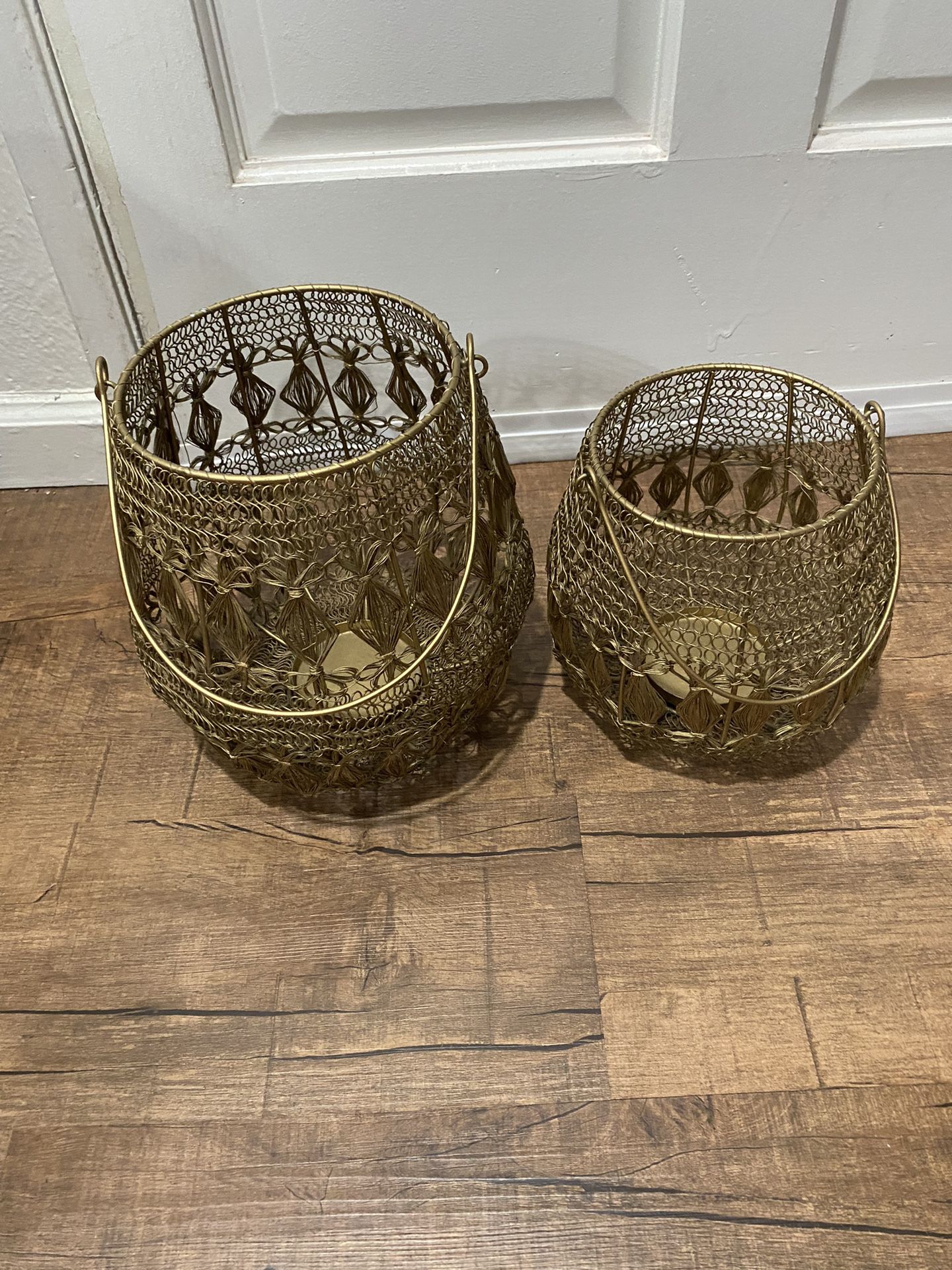 Cute Set Of Two Candle Holder $35 