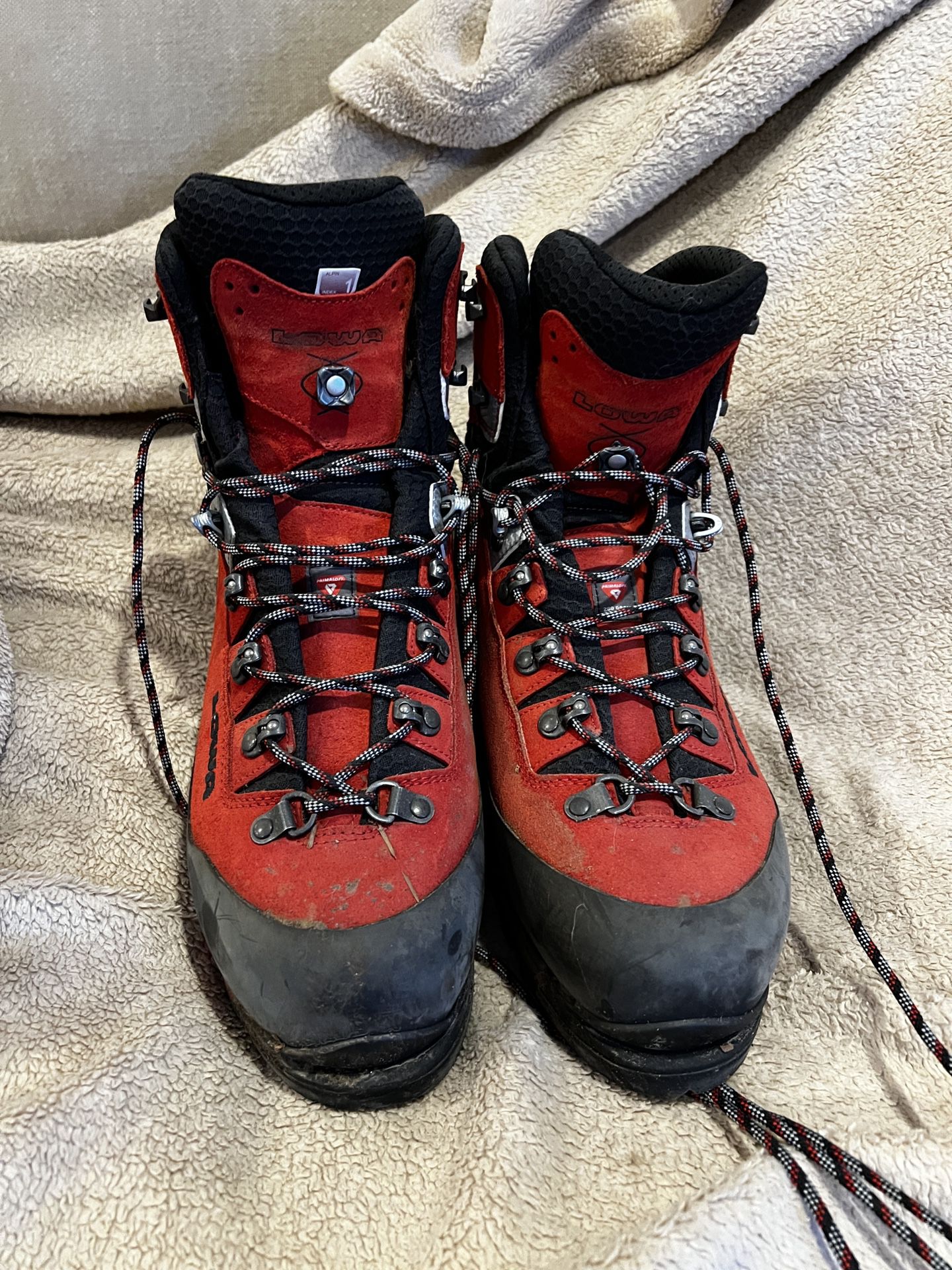 Lowa mountaineering boots (US 11.5)
