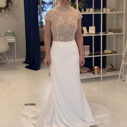 REDUCED Designer Wedding Gown Size 4  