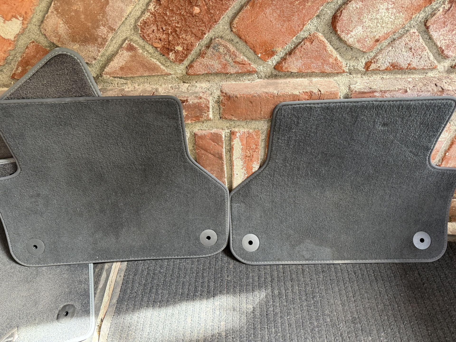 Audi A4 OEM Floor Mats (Rear, Set of 2)