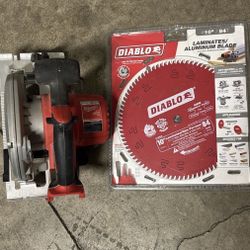 Lot Milwaukee 6-1/2" Circular Saw Bare Tool Red/Black