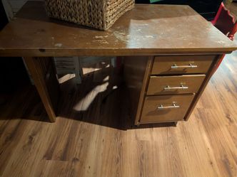Antique' mission style Wood' desk