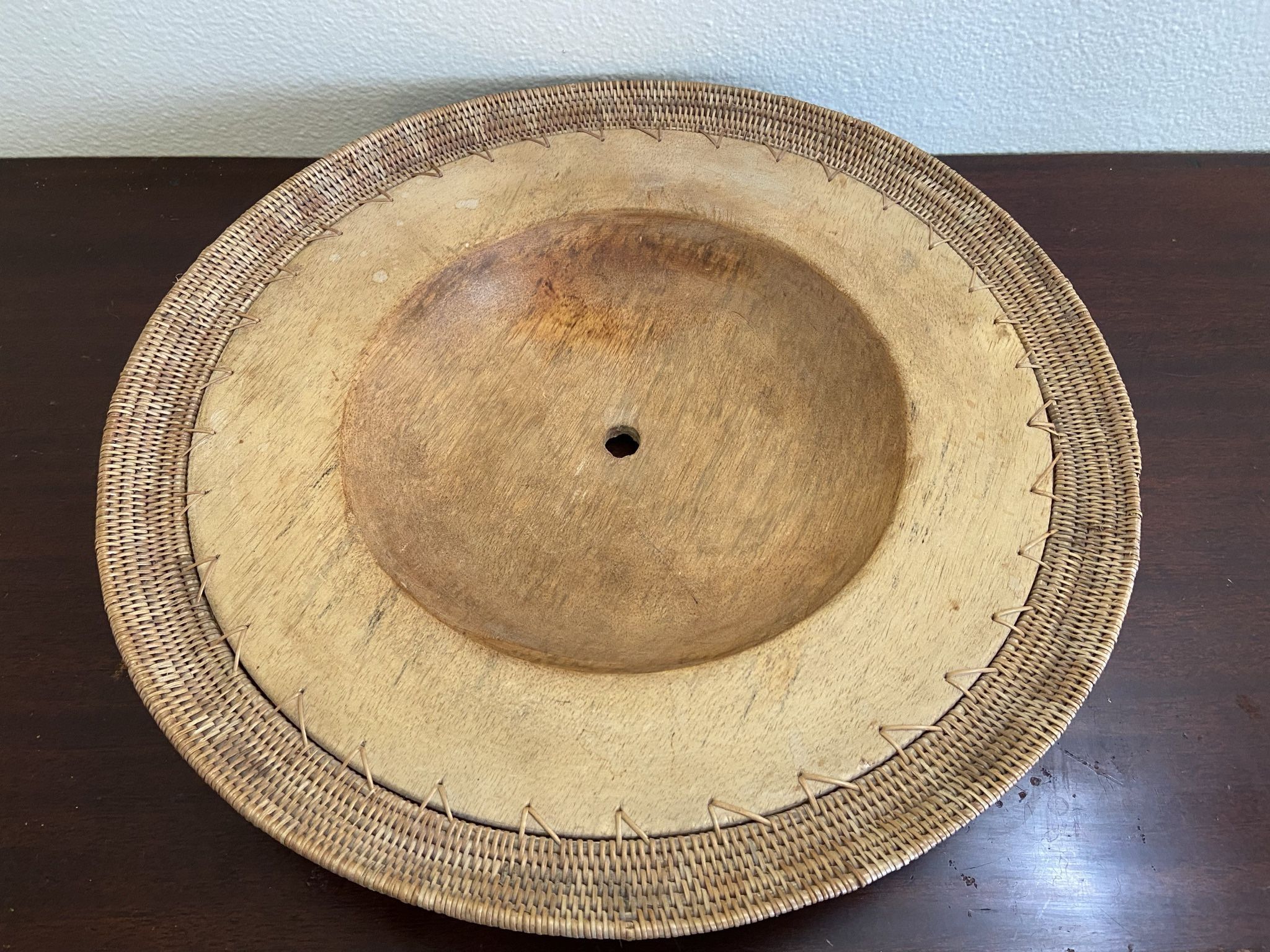 Shallow Wood Tray/Bowl/Charger