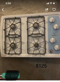 Whirlpool stove Gas hookup