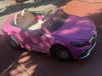 Carro Para Niña De Batería Mercedes