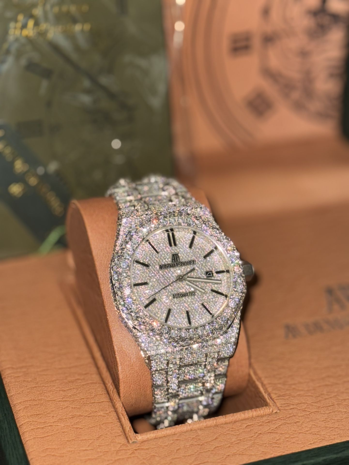 Ap Moissanite Watch