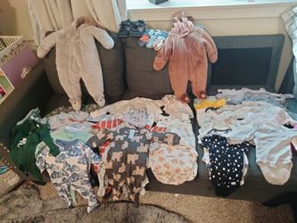 0-3, 3-6 Month Baby Clothing Lot