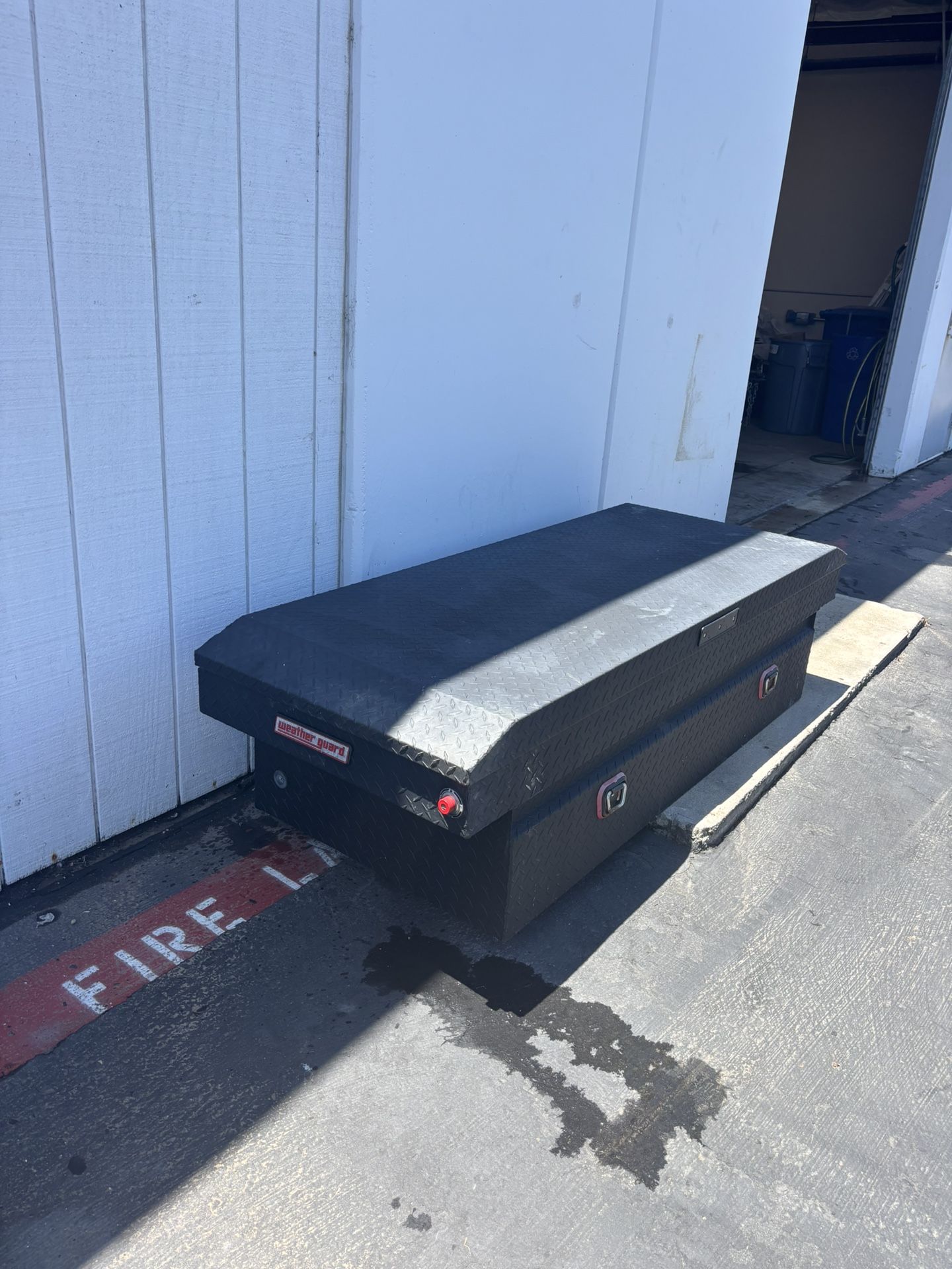 Tool Box Gloss Black Aluminum Extra Wide Model