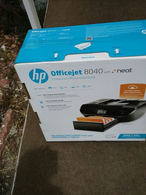 New Un-Opened Hp 8040 Wireless All In One Printer retails $399