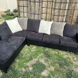 Black And Gray Couch