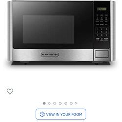 Black Plus Decker Microwave Oven