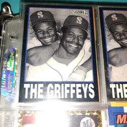 The Griffeys Baseball Card Score 91