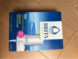 Brita Faucet Mount System with Filter Change Reminder, Elite, Chrome, and Filters