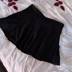 Black Skirt With Shorts