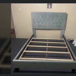 Queen Bedframe Platform No Mattress 