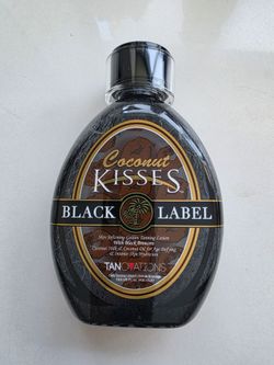Ed Hardy Lotion Coconut Kisses Black Label Black DHA Skin Hydrating Bronzer 13.5z, Antioxidant, Medium