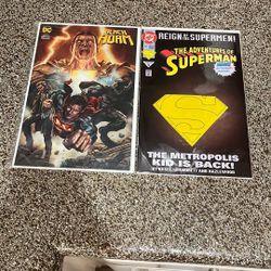Black Adam Dc Comic Book Brand New & Dc Super Man Comic Book Brand New 