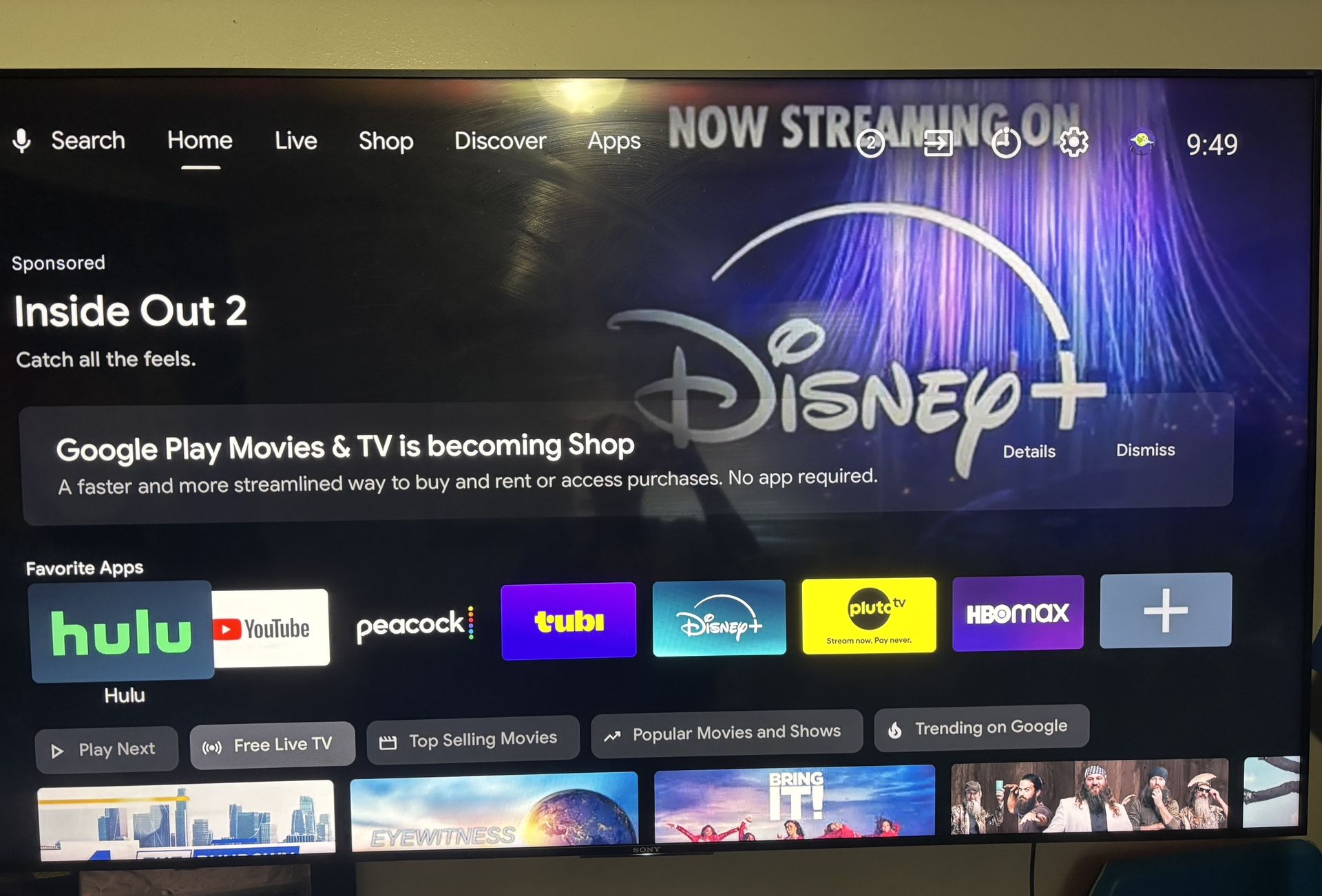 Sony Bravia 75 Inches