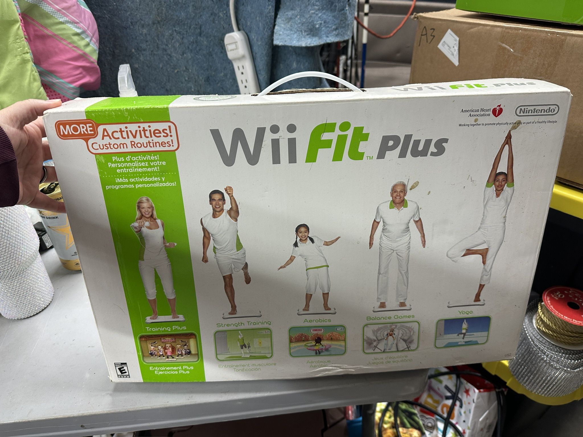 Wii Fit Plus Balance Board - Board, Feet and Box Only