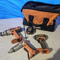 Ridgid Tool Set 