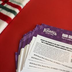 Knotts Tickets