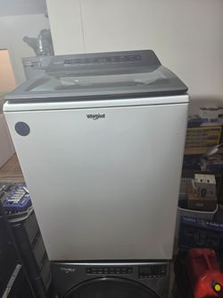 Whirlpool top load washer.