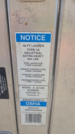 16 ft ladder