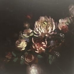 Gold Framed Flower Painting 