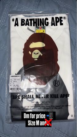 White and black bape t-shirt