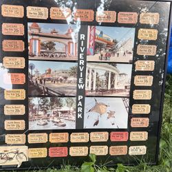 Riverview Park Framed Ticket 