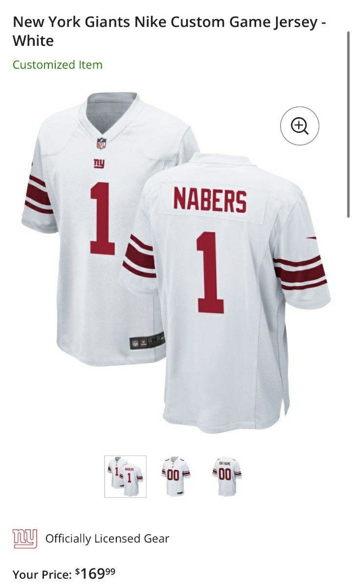 Brand New Malik Nabers Jersey