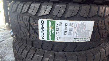 Kumho Road Venture RT 265/70R17 XL Tires
