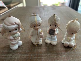 Precious Moments Christmas ornaments. In box.  Excellent condition. Will sell separately.