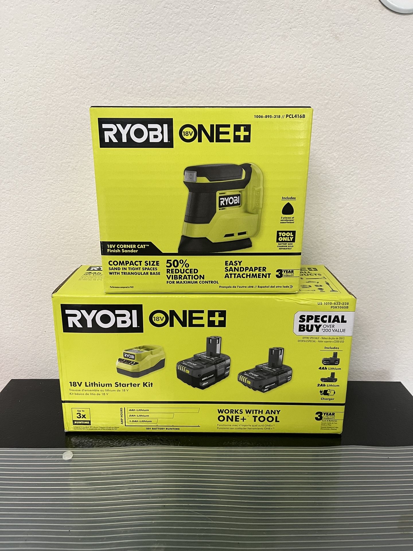 Ryobi Corner Sander Battery Kit