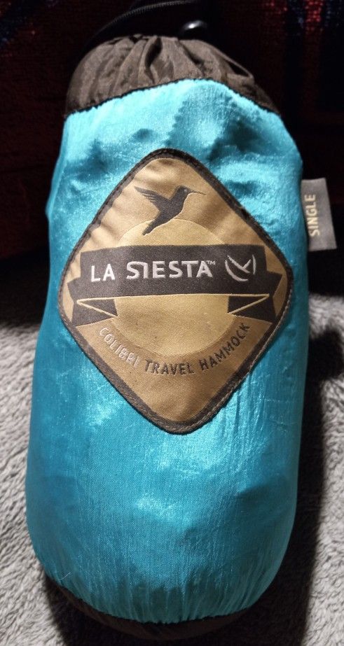 LA SIESTA Colibri 3.0 Outdoor Hammock & Tree Straps - Camping for Outside, Hiking, Travel, Backpacking - Portable, Breathable Nylon Tree Hammock