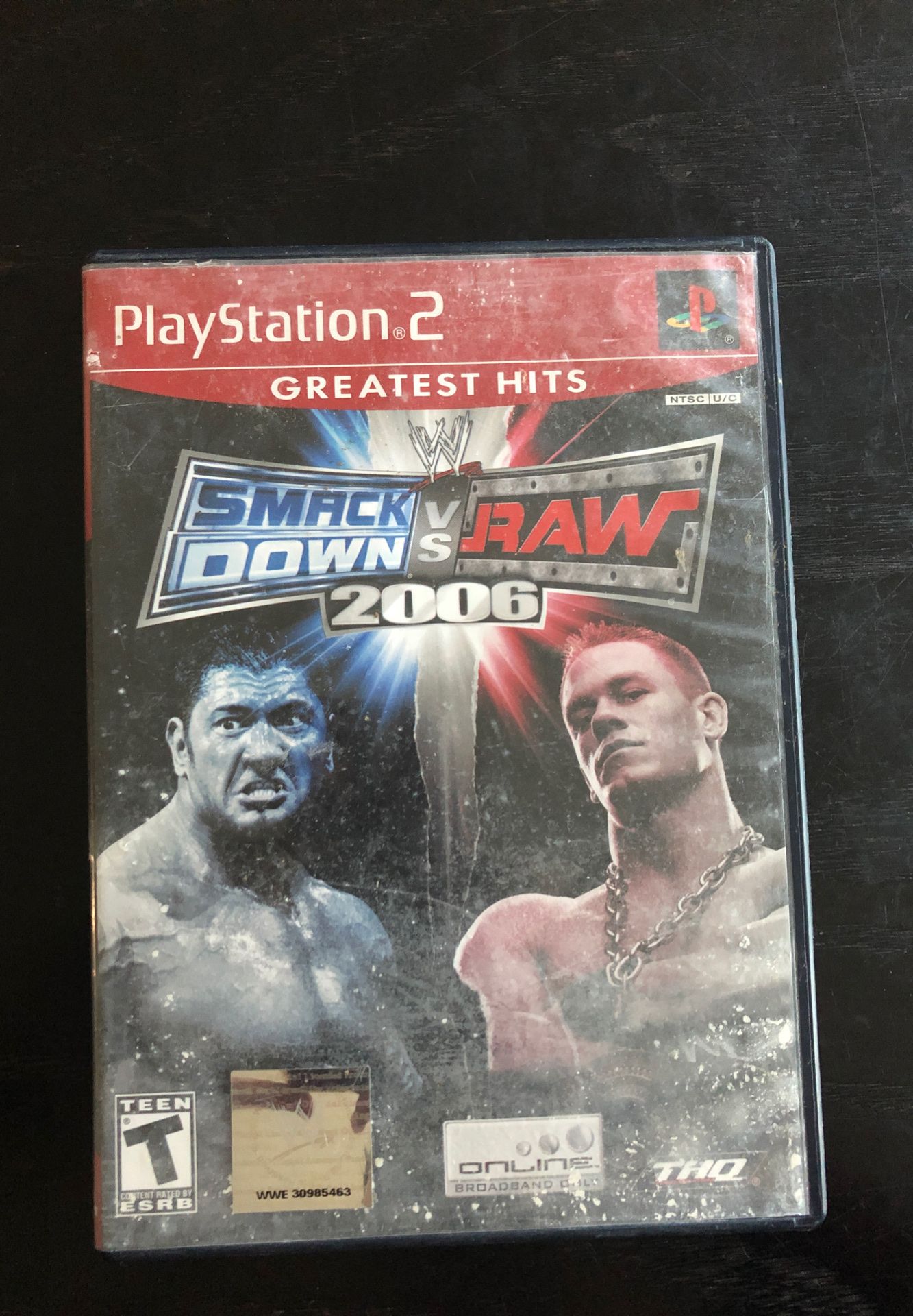 Smack Down vs Raw PS2 game