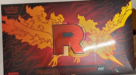 $260 Pokemon TCG Team Rocket's Moltres Ultra Premium Collection