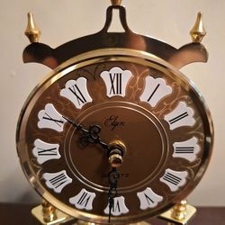 VINTAGE 1980S ELGIN QUARTZ ANNIVERSARY CLOCK