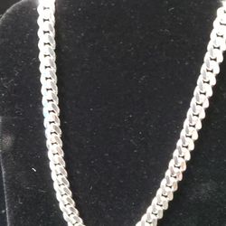 Sterling Silver Miami Cuban Link Chain