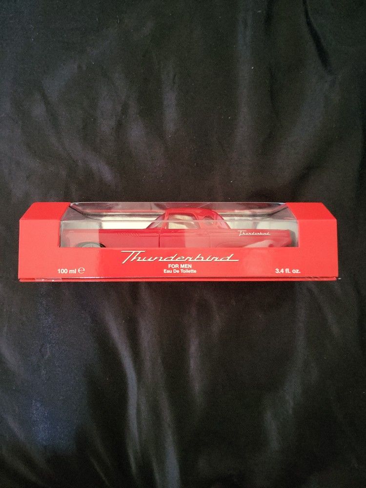 Red Ford Thunderbird 3 Men's Car Cologne Fragrance Eau De Toilette BRAND NEW (RARE)