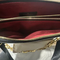 Louis Vuitton Coussin Shoulder Bag MM Black Leather