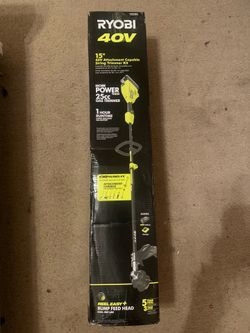Ryobi 40V 15 in. String Trimmer Kit