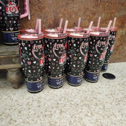 BUCEES VALENTINE'S DAY TUMBLERS 